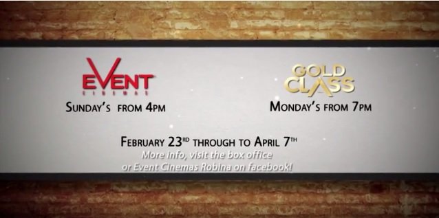 Event Cinemas - Flashback Sunday 2014
